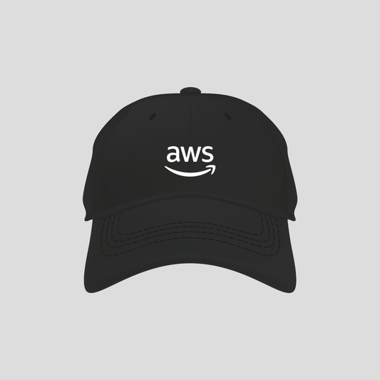 Cap with embroidered AWS logo
