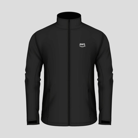 Regatta soft shell jacket with embroidered AWS logo
