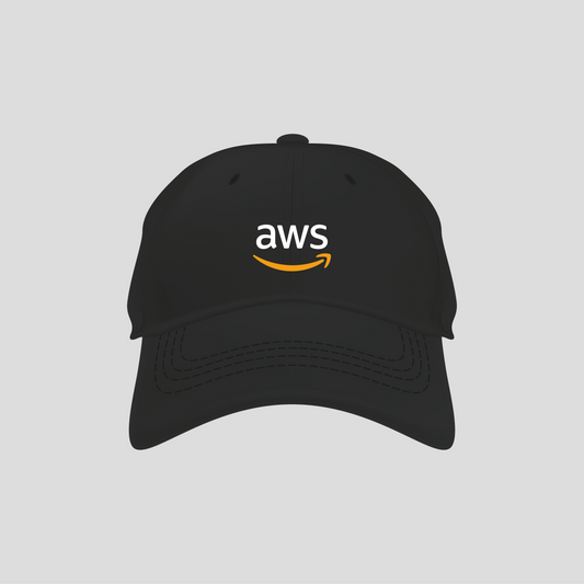 Cap with embroidered AWS logo