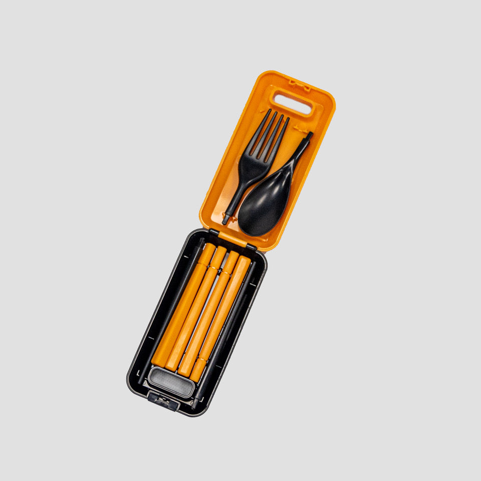 Branded re-usable cutlery set